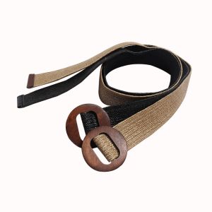 Webbing 4.8cm Width Invisible Elastic Belt Buckleless Clothing Braided