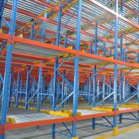 Buy cheap Multi Tier Pallet Live Racking Powder Coating Surface With Rollers / Rails product