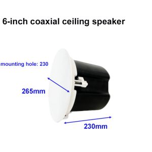Buy cheap 6" Coaxial Speaker Commercial Speakers Ceiling Public Address System Speaker product