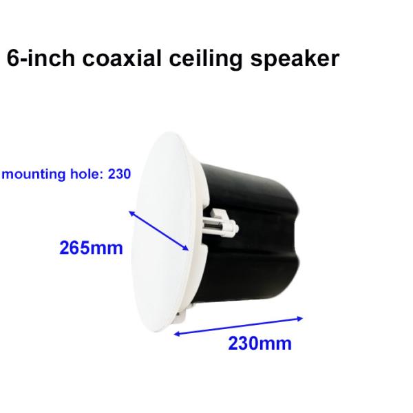 Quality 6" Coaxial Speaker Commercial Speakers Ceiling Public Address System Speaker for sale