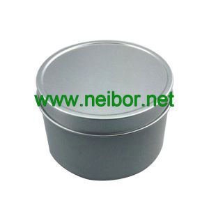 Buy cheap gold color or custom printing 8oz deep drawn round seamless candle tin jar metal container from wholesalers