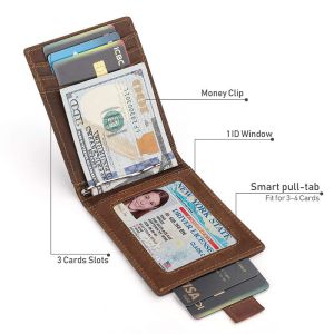 Buy cheap Customized Men's Credit Card Holder Wallet with Portable Thin Design and Rfid Block from wholesalers