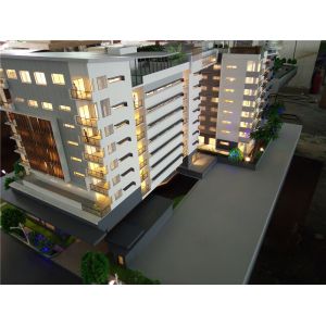 Mini Architecture Maquette Model , Commercial Machine Cut Villa 3D Model