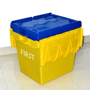 Buy cheap Plastic Storage Heavy Duty stacking and nesting Crates   67L from wholesalers