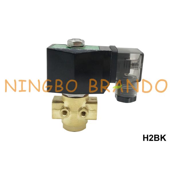 Quality High Pressure 90 bar Normally Open Brass Solenoid Valve 1/8'' 1/4'' 24VDC 220VAC for sale