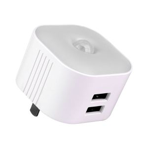 Buy cheap Led Night Light With Dual USB Charger from wholesalers