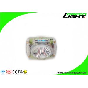 Buy cheap 232lum 13000 lux Underground LED Mining Headlamp 480mA 6.8Ah Rechargeable Headlight With USB Charger from wholesalers