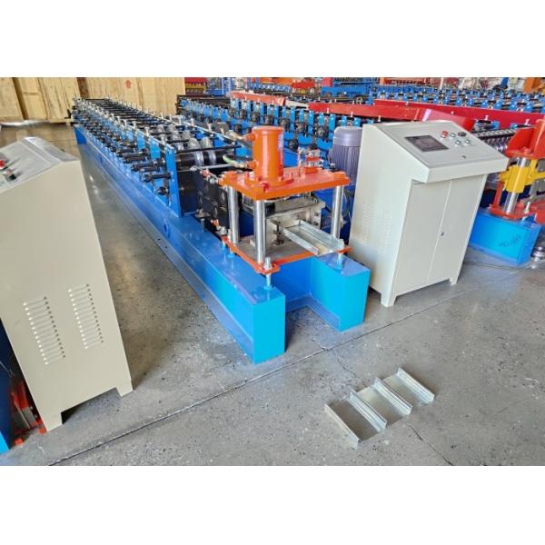 4kw Metal Framing Equip C Profile Making Machine With Hydraulic Cutting