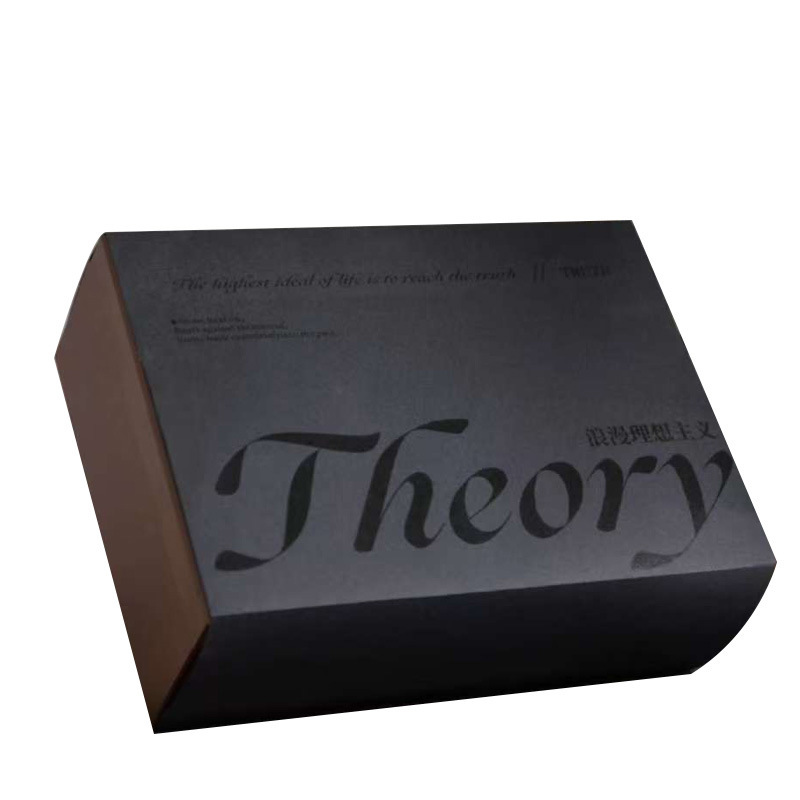 Eco-Friendly Custom Zipper Mailer Box Corrugated Cardboard with Black Matte