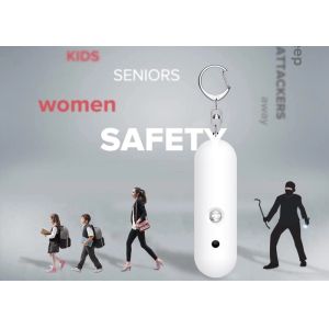 Buy cheap 20 Lumens 6hrs Alarm Self Defense Keychains 130db Plug Pin from wholesalers