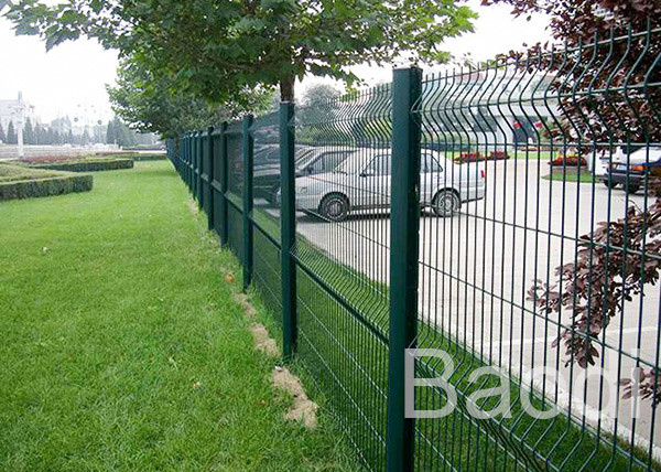 Buy cheap Customized Mild Steel Mesh Fencing Panels , Bus Station Weld Wire Fence With Round Post from wholesalers