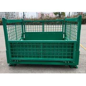 Buy cheap Stackable Wire Mesh Pallet Cage Stillage Containers OEM from wholesalers