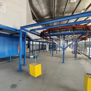 Buy cheap Large Scale Metal Powder Coating Line Loom Parts Automatic Powder Coating System from wholesalers