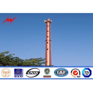 Buy cheap Steel 100ft Mono Pole Mobile Cell Phone Tower / Tapered / Flanged Steel Poles from wholesalers
