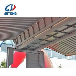 Buy cheap Aotong Box Cargo Truck Wing Van Semi Trailer with Open Wing and 2