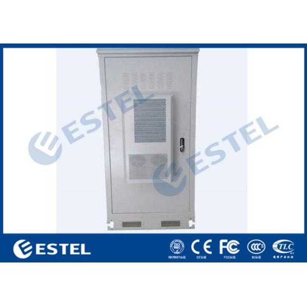 Double Wall Outdoor Telecom Cabinet IP55 PDU Aluminum Material With Front Access