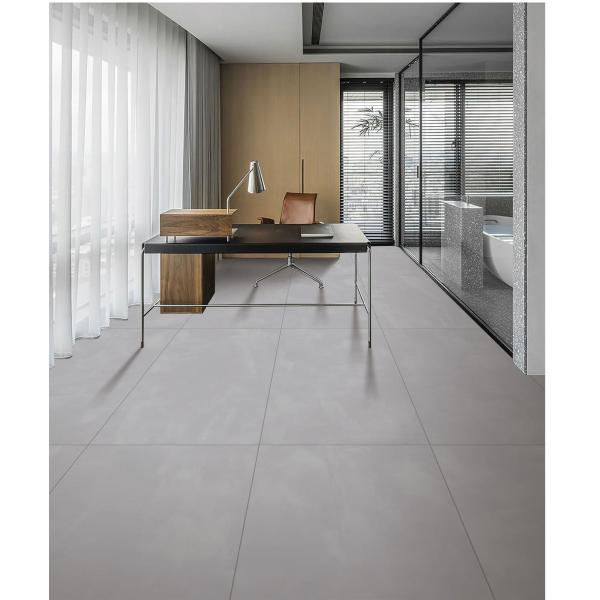 Buy cheap Light Gray Antibacterial Porcelain Tiles 24x48 Indoor Floor from wholesalers
