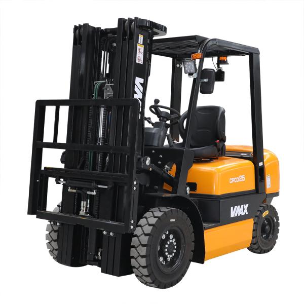 Buy cheap Rough Terrain Diesel Powered Forklift Capacity 2500kgs With Sideshift from wholesalers