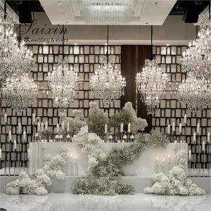 Buy cheap ZT-323H  wholesale 1m long base crystal candelabra wedding centerpiece from wholesalers