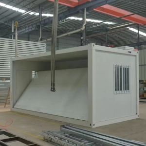 Wind Proof Prefab Z-type Folding Container House with Q235/Q345 Light Steel