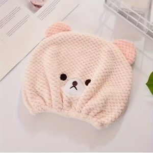 Buy cheap Cute Bear Cartoon Quick-Dry Hair Towel Wrap – Soft, Absorbent & Adorable Design from wholesalers