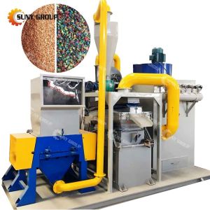 Custom Electric Cable Copper Wire Crushing Recycling Machine with PLC Core