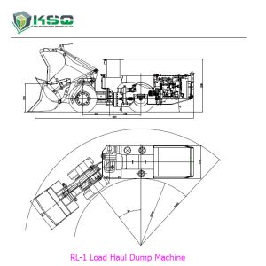 White Deutz Diesel Engine Load Haul Scraper Machine CE ISO9001