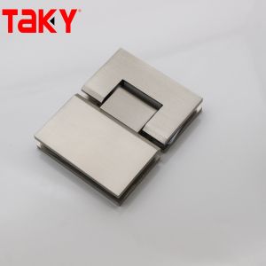 Buy cheap Morden Style Solid 180 Degree Brushed Shower Room Glass Door Hinge from wholesalers
