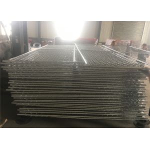 Buy cheap No dig temporary chain link fence tubing 1½"(38mm) 16ga/1.6mm thickness 8ft x 14ft mesh aperture 2½"x2½" (63mmx63mm)12ga from wholesalers