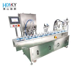 Buy cheap Compact Automatic Filling Machine with Touchscreen Operation and PLC Control for Cosmetic Bottles – Stainless Steel Construction from wholesalers
