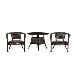 Buy cheap Moisture Resistant 3 Piece Garden Rattan Set No Cracking EN581 from wholesalers