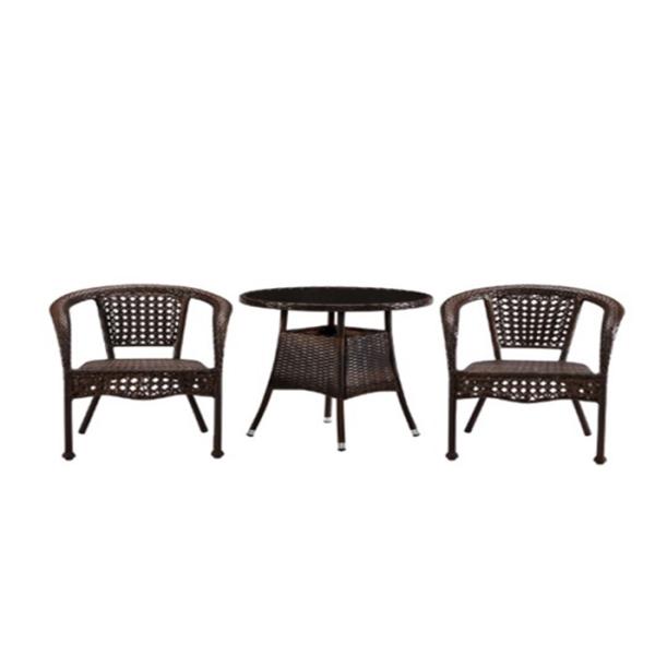 Buy cheap Moisture Resistant 3 Piece Garden Rattan Set No Cracking EN581 from wholesalers