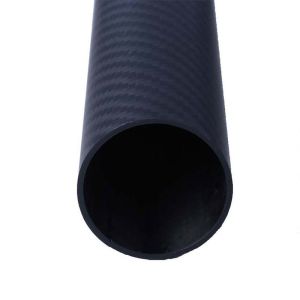 Buy cheap Epoxy Resin Woven Finish Roll Wrapped Carbon Fibre Pipe from wholesalers