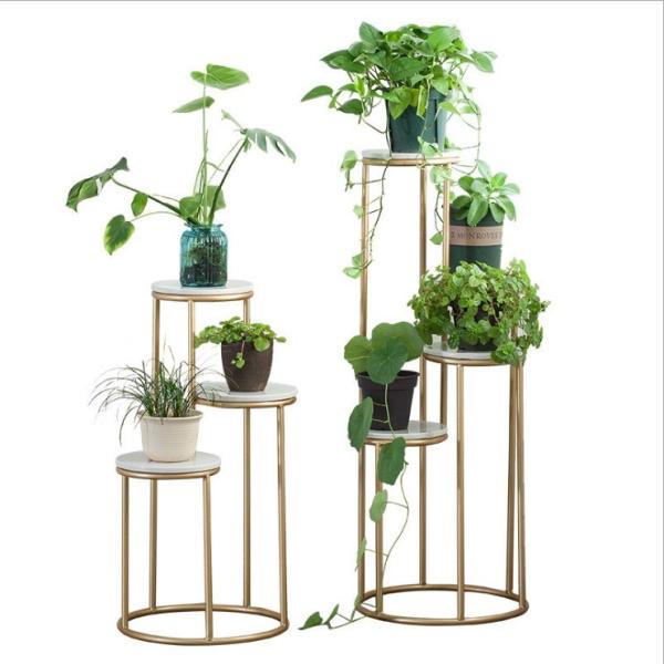 Buy cheap 3 tiers metal iron plants stand planter shelf from wholesalers