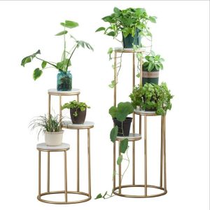 Buy cheap 3 tiers metal iron plants stand planter shelf from wholesalers