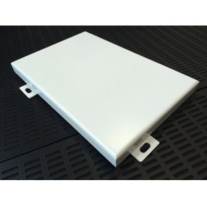 Erosion Resistant Brushed Aluminium Veneer Fluorocarbon Coated Anti Static