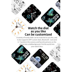 IWO Z36 Series 7 Smart Watch 170mAh 1.7" DIY Face Blood Pressure Smartwatch