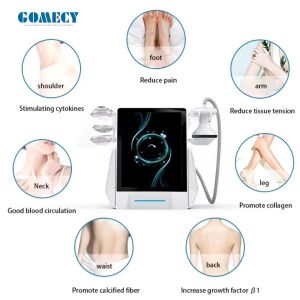 Buy cheap Portable Focus Shockwave Therapy Equipment For Physiotherapy Deep Tissue Healing Pain Relief Machine from wholesalers