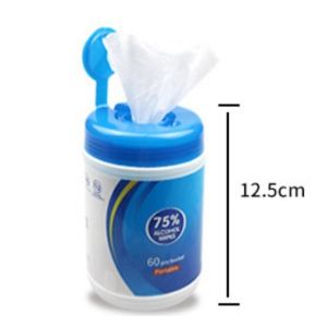 Buy cheap Bucket Type Sterilized Wet Wipes 75 Alcohol Disinfected Wipes 60 Pcs/Bucket from wholesalers