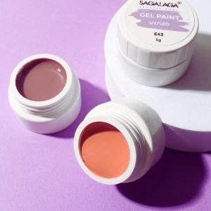 Jar Art Retail Box 1 Uv Paint Set Metal Painted Soft Nails on Stroke Solid