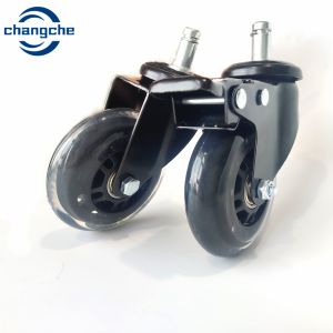 Buy cheap Smooth And Efficient 50mm Turnable PU Caster Wheels With Ball Bearing from wholesalers
