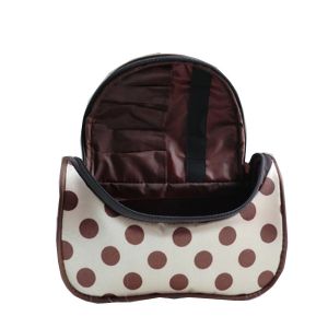 Buy cheap Custommizable Reusable Travel Cosmetic Bags And Cases with Dots Printed from wholesalers