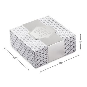 Buy cheap Silver Diamonds 2 Pack Rigid Presentation Boxes Hot Foil Stamping from wholesalers