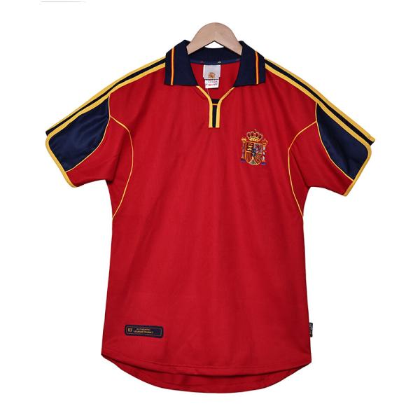 Spain 2000 Retro Home Fan Edition Jersey Pays Tribute to the Golden Age of
