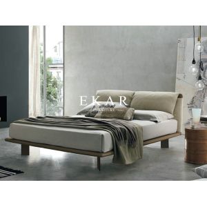 China Wooden Divan Removable Fabric or Leather Headboard Modern Bed on sale