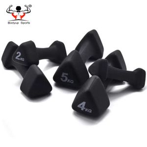 Buy cheap Triangle End Fitness Equipment Dumbbells Neoprene Material Comfortable Handfeeling from wholesalers