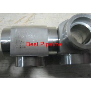 China Stainless Steel Forged Pipe Fittings 12SCH120/5SCH160 ASTM A182 GR. F91  MSS  SP-97 +TRÓJNIKI +STALOWE on sale
