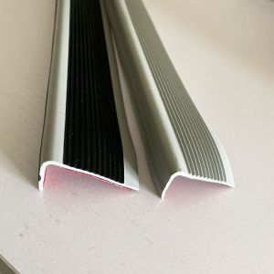 Buy cheap Anti-Slip PVC Rubber Stair Nosing Edge Trim with Cutting Service and Protective Strip from wholesalers
