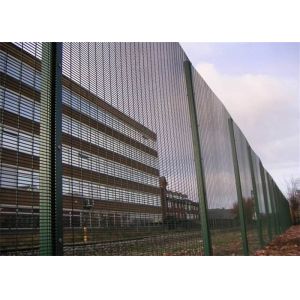 Buy cheap Anti - cut galvanized 358 security mesh 2515mm panel width 4.0mm wire diameter from wholesalers
