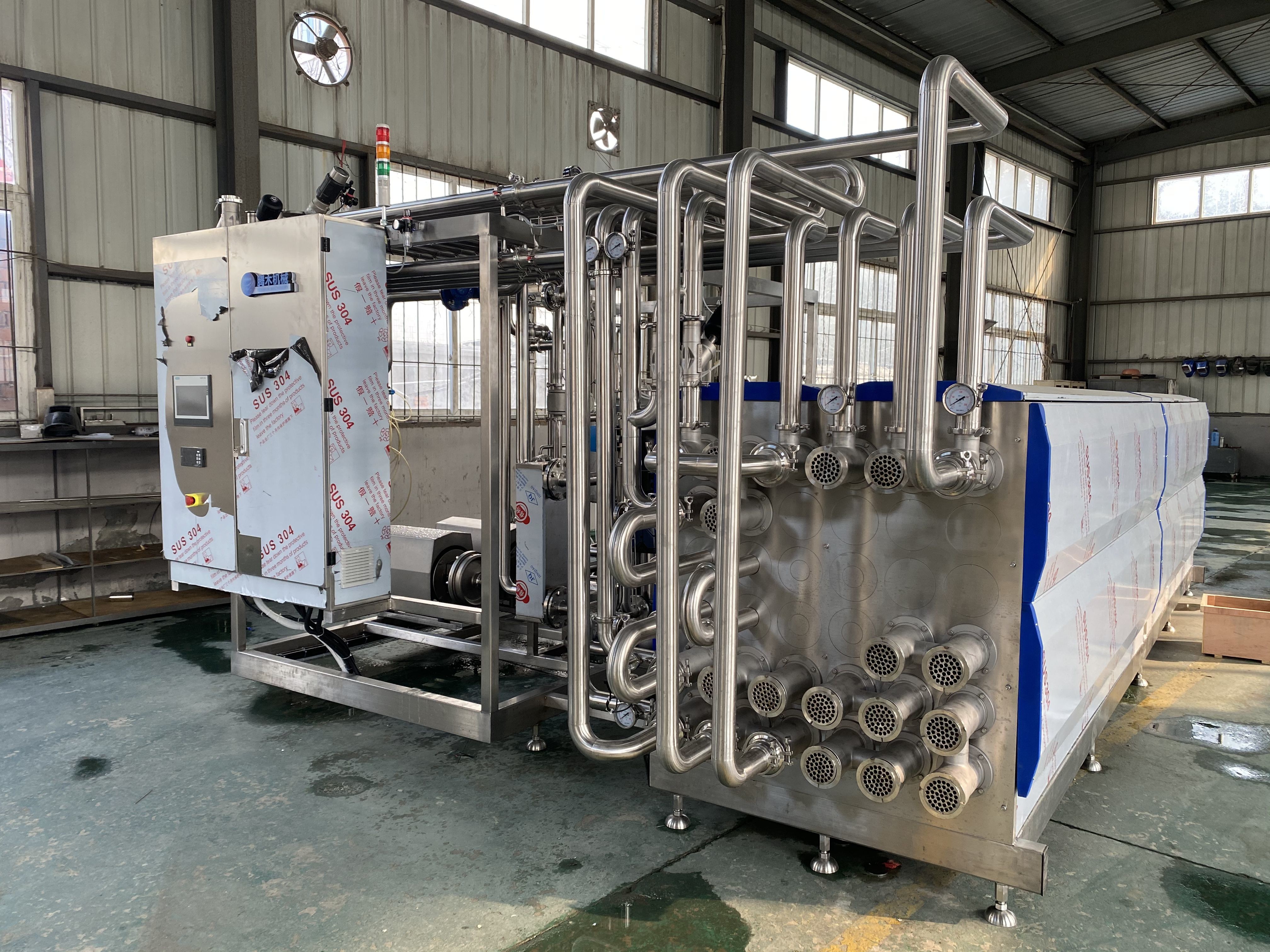 Buy cheap Highly Efficient Sterilization New Yogurt Uht Sterilizer For Dairy Production Equipment Automation Control With PLC from wholesalers